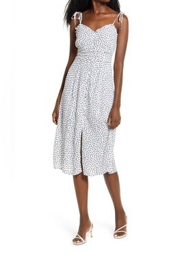 ROW A Floral Print Midi Sundress NWT